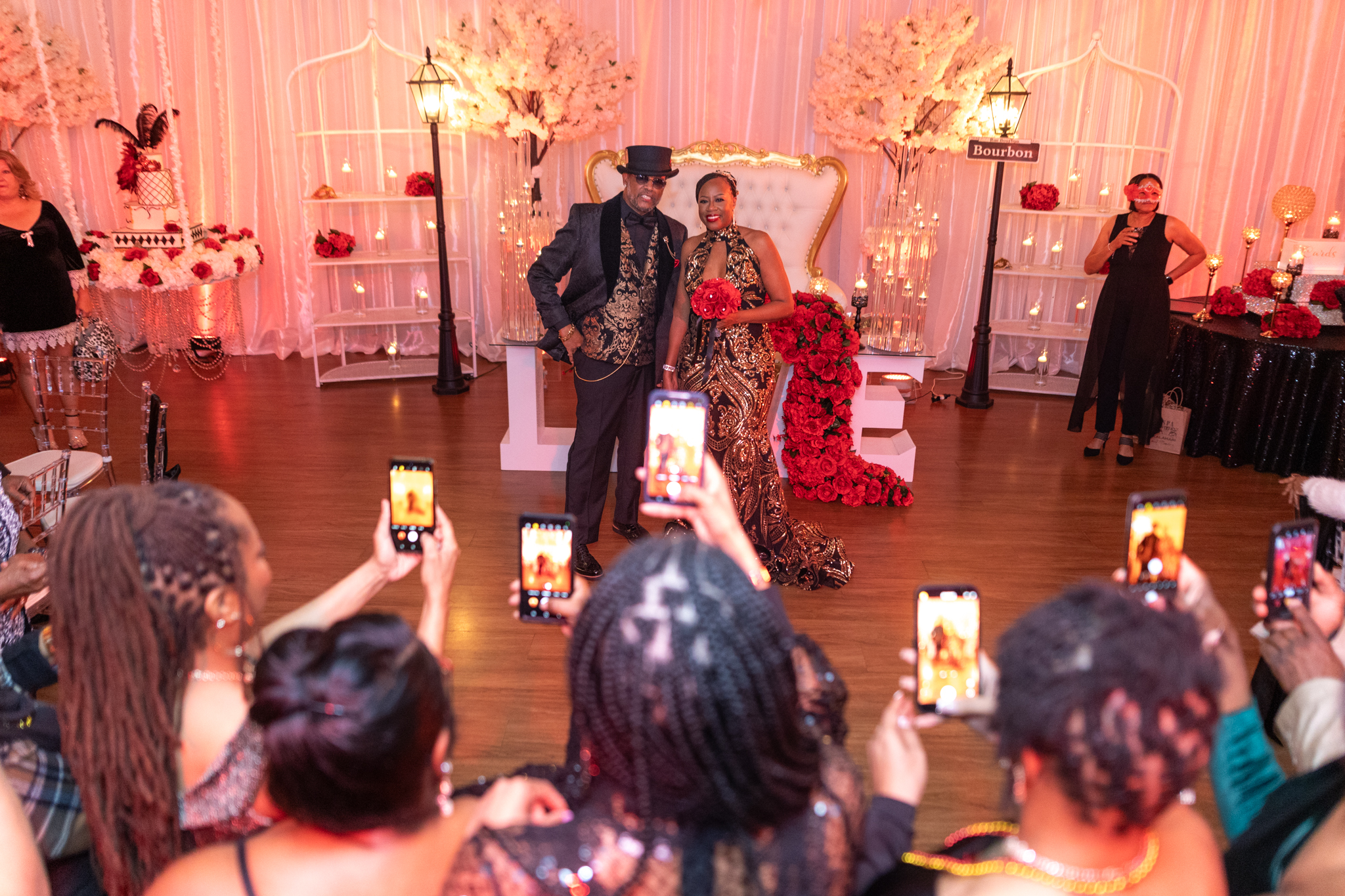 Bride and groom at Celebrity Event Center Jacksonville FL — Terrence Tyson wedding photographer