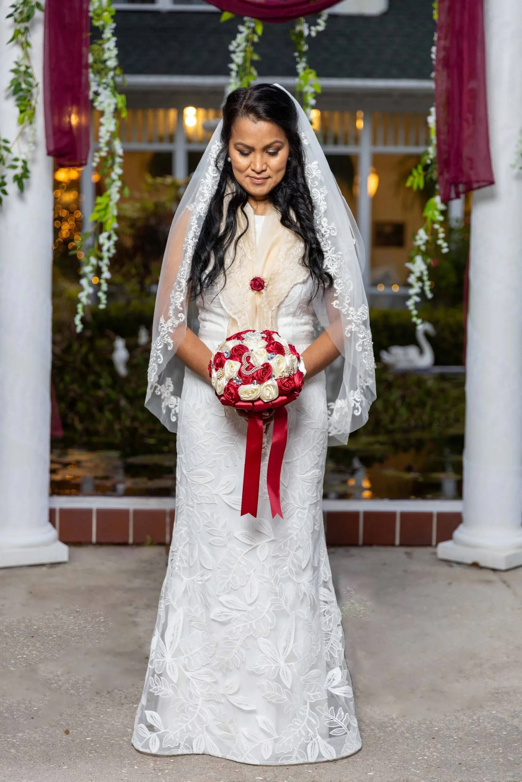 Bride at Hilltop Restaurant Orange Park FL — Terrence Tyson wedding photographer