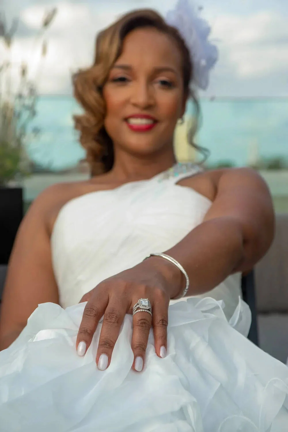 Bride ring shot at Cowford Chophouse Jacksonville FL — Terrence Tyson wedding photographer